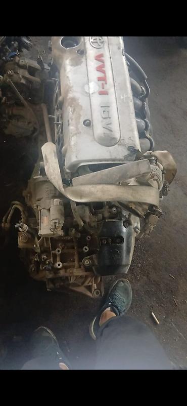 коллектор: Двигатель Toyota 2.4, 16V, код 2AZ. На фото представлен бензиновый — 3