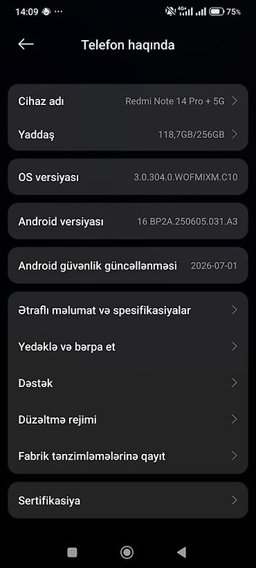 ps5 oyun diskləri: Xiaomi 14T Pro, 256 GB, rəng - Qara, 
 Zəmanət, Barmaq izi, İki sim kartlı — 2