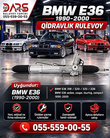 ses bogucular: BMW E36 — Qidravlik RULEVOY 🔧🚗 ƏSAS OEM / EEM: 32131096280 ⚙️ DETAL — 1