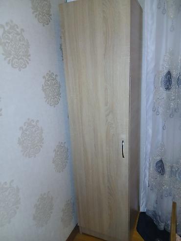 dehliz dolabi: Tək qapılı paltar şkafı - Material: laminat (açıq palıd rəngi) - — 1