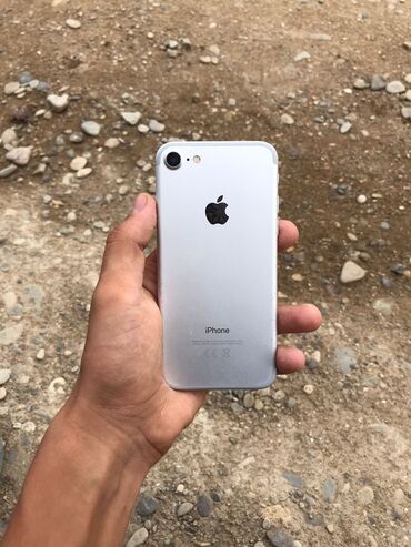 telefon satışı ikinci el: IPhone 7, 32 GB, Gümüşü, Barmaq izi