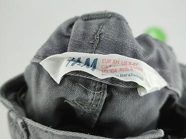 koszule comen: Spodnie jeansowe, H&M, 3-4 lat, 104, stan - Bardzo dobry — 4