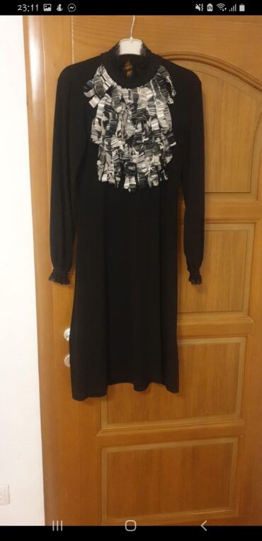 haljine til: Zara M (EU 38), S (EU 36), color - Black, Other style, Long sleeves