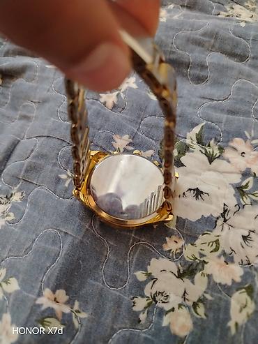 saat satişi: Qızılı rəngli kişi qol saatı - Korpus: metal, qızılı tonlu parlaq — 5