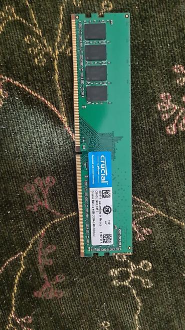 Оперативная память (RAM) для ПК, Б/у, Crucial, 4 ГБ, DDR4, 2400 МГц