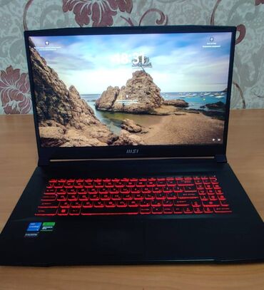 Ноутбуки: Ноутбук, MSI, 8 ГБ ОЗУ, Intel Core i5, 17.3 ", Б/у, Игровой, память NVMe SSD