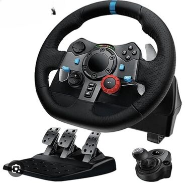 moza r5: Игровой руль Logitech G923 с педалями и рычагом переключения передач