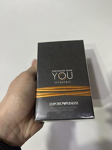Emporio Armani Stronger With You Intensely – kişi üçün Eau de Parfum