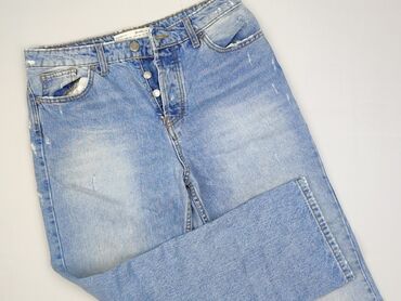 jeansowy kombinezon stradivarius: Stradivarius, Jeansy damskie, M