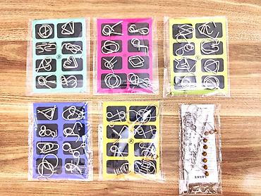 tapmaca oyuncaqlar: Məhsul: Challenge Metal Puzzles – metal məntiq tapmacaları dəsti — 1
