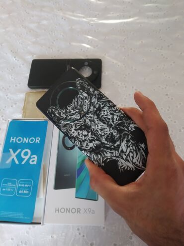 256 gb telefonlar: Honor X9 5G, 128 GB, rəng - Yaşıl