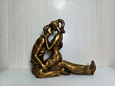 dekor ev: Fiqur, Rezin, rəng - Qızılı — 6