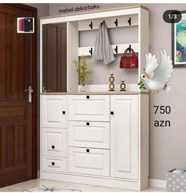 вешалка в прихожую настенная: Yeni, Açılan, Düz dolab, Dəhliz dolabı