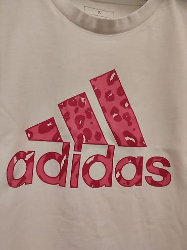 kappa m: Adidas ženska majica kratkih rukava - Boja: bela - Print: veliki — 2