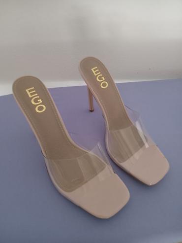 ccc obuca zenska: EGO ženske sandale na štiklu - Model: mule/saboti sa visokom tankom — 1