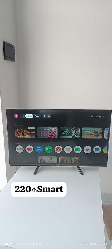 ТВ и видео: 82 ekran smart televizor satılır 220₼.Tam işləkdir.Ünvan — 1
