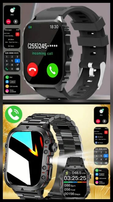 Aş qazanı: Yeni, Smart saat, Smart, Sensor ekran, rəng - Qara
