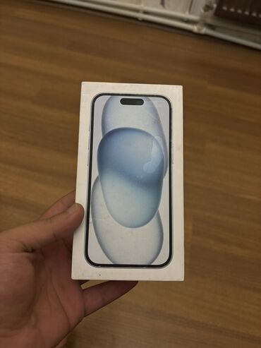 bişirmə panelləri: IPhone 15, 128 GB, Blue Titanium, Zəmanət, Simsiz şarj, Face ID