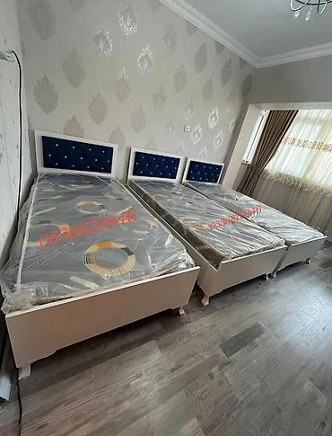 Sifarişlə çarpayılar: Birnəfərlik, Bazasız, Pulsuz matras, Siyirməsiz, Rusiya, Mat laminat — 8