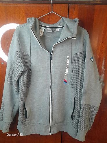 tech flecee: Мужская толстовка, S, Puma, Б/у, цвет - Серый — 1