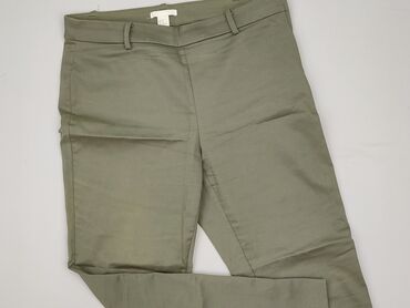 zara spodnie z lnu: H&M, Material trousers for women, size L