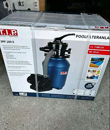 Pools and equipment: T.I.P. SPF 180 E – kompletna peskovita filterska stanica za bazene - — 1