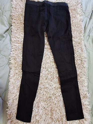 Pantalone: Ženske crne uske pantalone Dolce Gabbana sa kožnim efektom. - — 8