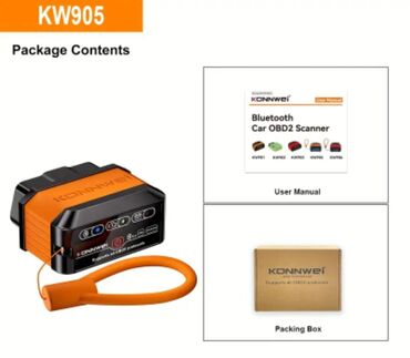 Diaqnostik avtomobil skanerləri: KONNWEI MAXOBD – Bluetooth 5.2 OBDII diaqnostika adapteri - iOS və — 17