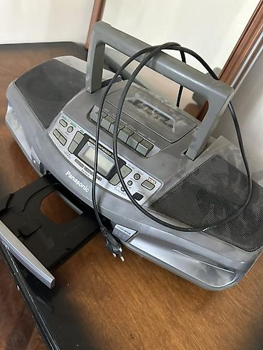 musiqi pleyeri: Panasonic portativ musiqi mərkəzi/boombox - Kasset pleyer (üst — 2