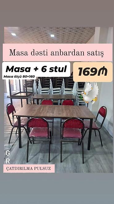 ucuz kombi: Balkon üçün, Yeni, 6 stul — 1