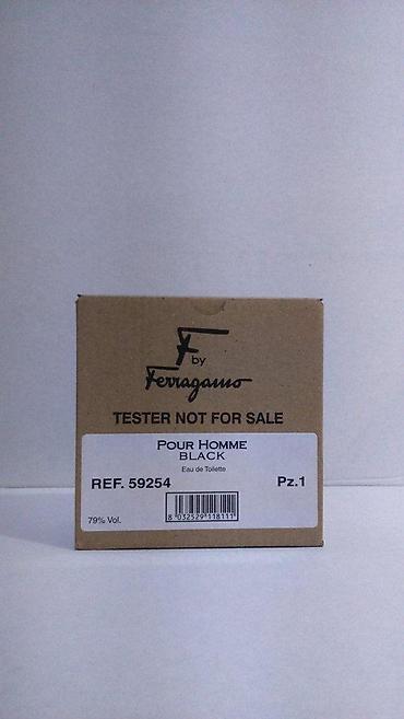 casio beograd: SALVATORE FERRAGAMO F BY FERRAGAMO BLACK HOMME EDT100ML TSTR | — 3