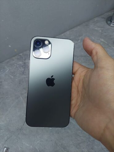 Apple iPhone: IPhone 12 Pro, 128 GB, Graphite, Simsiz şarj, Face ID