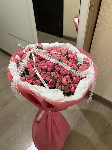 букет из роз: Букеты из живых цветов — 1