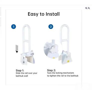 Ostale sanitarije: Drška za kadu RIDDER – pomoć pri ulasku/izlasku iz kade - Stabilna — 8