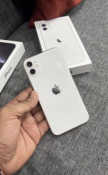 iphone 11 92: IPhone 11, Ağ, Face ID, Simsiz şarj — 1