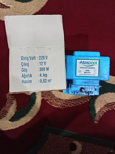 Сантехника: Atlaspool Transformer – 300 W Texniki xüsusiyyətlər: - Giriş