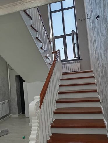 Деревянные лестницы: Лестницы из дерево на любой вкус перилы из дерево или стекла Я орозбек — 4