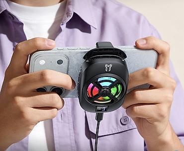 игровой кулер: Игровой кулер для смартфона с RGB-подсветкой - Эффективное активное — 2