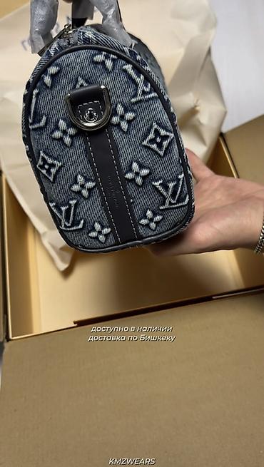 Классические сумки: Классическая сумка, Louis Vuitton, Китай, Материал: Джинс, Винтажный стиль, Застежка на молнии, Подкладка из мягкого материала, Женские, Новый — 4