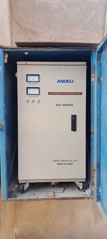 Сушилки: ANDELI markalı, SVC-30000VA model AC avtomatik gərginlik