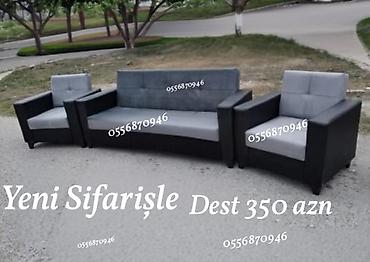 stulla: Divan və kreslo dəsti qonaq otağı dəsti Yeni sifarişlə hazırlanacaq — 1