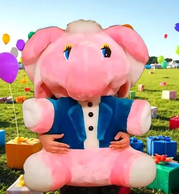 мамалак игрушка: 🎁Новый большой слон 🎁Метровый 🎁В подарочной обёртке 🎁Производство