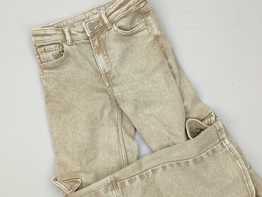 dluga sukienka na wesele z odkrytymi plecami: Jeans, H&M, 8 years, 122/128, condition - Perfect