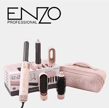 enzo стайлер: Мультистайлер Enzo, Керамическое, Для выпрямления, Для завивки, Круглая щетка — 2