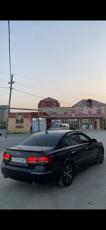 Hyundai: Hyundai Sonata sedan – qara rəng, 4 qapı, AZ 77-SY-287 dövlət nömrə — 12