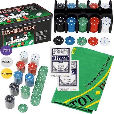 Digər idman və istirahət malları: Poker oyun seti.Kitə daxildir: Kompleksin komponentlərinin saxlanması — 2