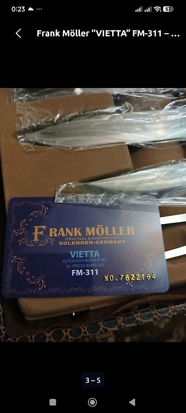 bıcaq seti: Frank Möller “VIETTA” FM‑311 – 25 hissəli bıçaq dəsti - Məhsul: Frank — 3