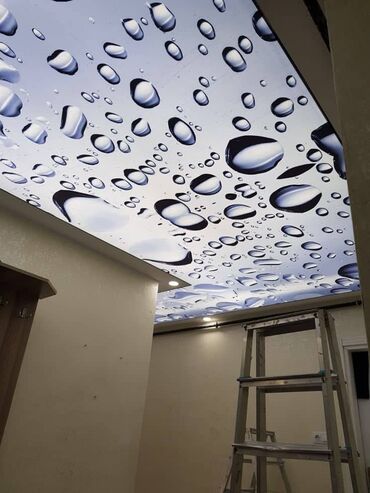 Натяжной потолок: Натяжной потолок Глянцевое, Матовое, 3D потолки Гарантия, Бесплатная консультация, Бесплатный замер — 5
