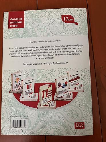 5: Azərbaycan dili Testlər 11-ci sinif, Güvən, 2-ci hissə, 2019 il — 6