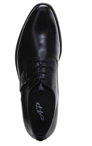 туфли черный цвет: Товар новый! Мужские туфли из 100% натуральной кожи на шнуровке